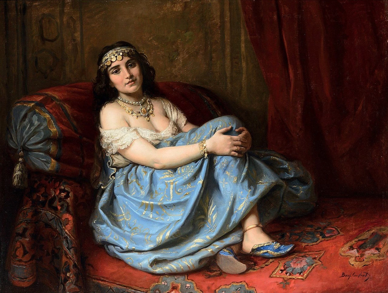 Jean - Joseph Benjamin, Constant, 119, Odalisca seduta
